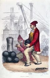 Sträfling, ca. 1840